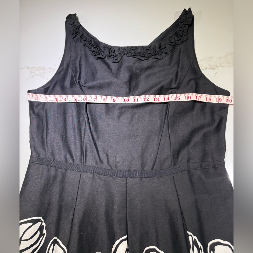 DANNY & NICOLE Dress, Sleeveless, Black/Turquoise, Size 14 - Picture 7 of 8